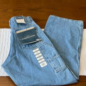 NWT- Faded Glory Boys' Classic Blue Carpenter Jeans Size14 R